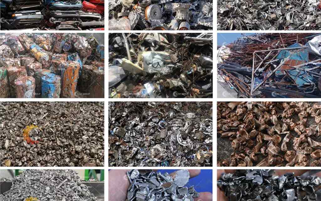 Methods for Crushing Different Types of Metal Scrap Métodos para triturar diferentes tipos de sucata metálica