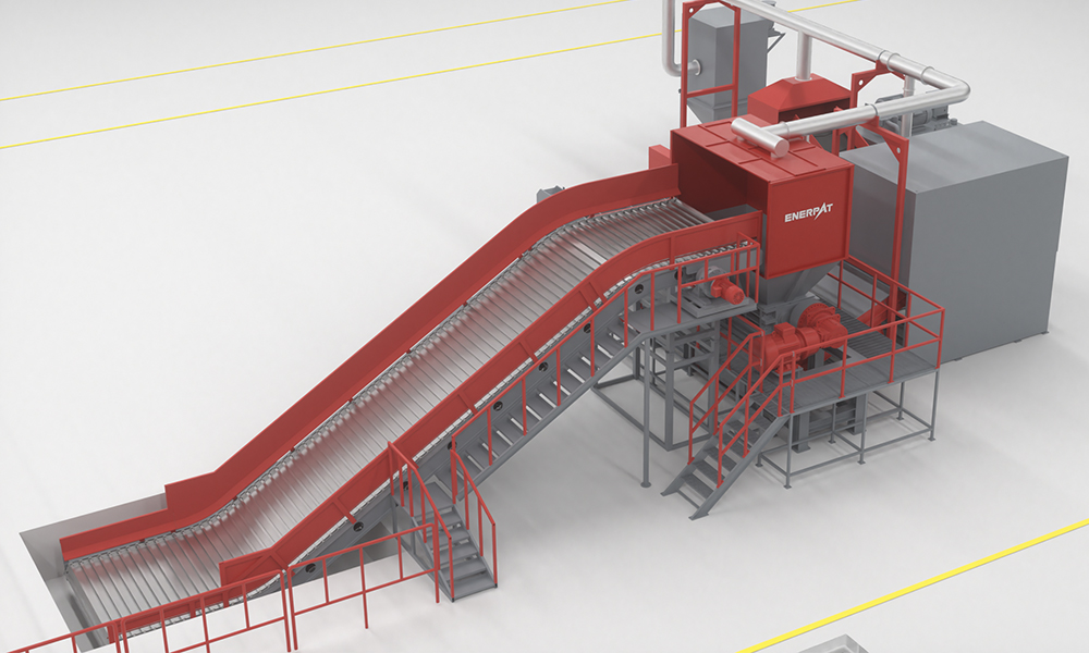 SOLUÇÃO DE RECICLAGEM DE FILTRO DE ÓLEO USADO