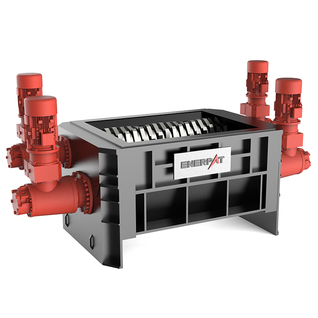 Triturador de quatro eixos 