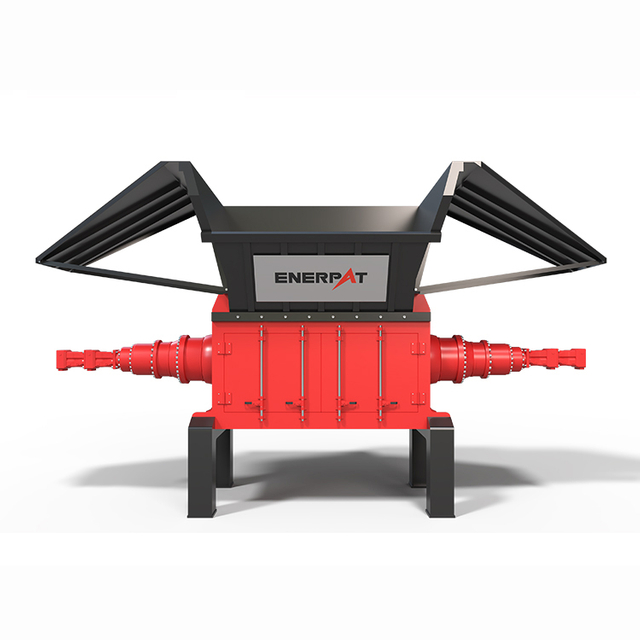 Triturador hidráulico de eixo único para serviço pesado