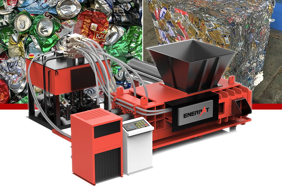 Enfardadeira de metal autom&aacute;tica estilo funil de alto desempenho