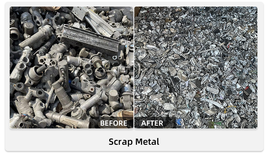 triturador de eixo duplo