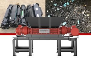 ENERPAT Máquina trituradora de metal industrial de eixo duplo MSB-E1600