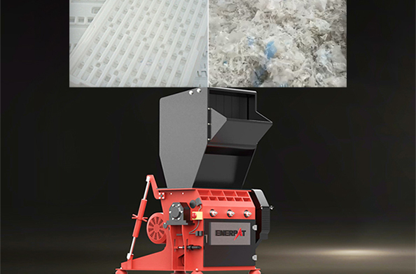 ENERPAT Granulador triturador de plástico GM-800S: um salvador para os problemas de resíduos da empresa de transporte do Reino Unido