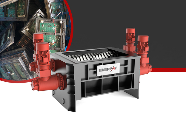 Triturador de placas de circuito elétrico