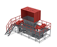 Triturador de eixo duplo