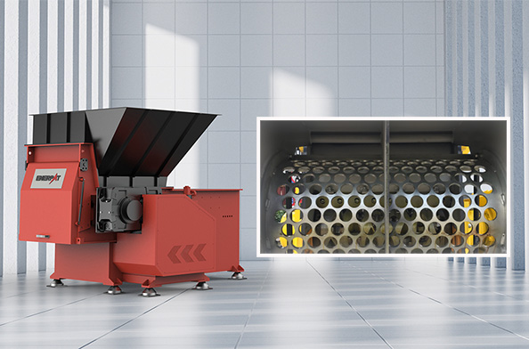 O triturador de rotor único da ENERPAT capacita a reciclagem de redes de pesca da empresa do Reino Unido