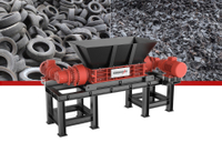 ENERPAT Triturador de borracha de eixo duplo