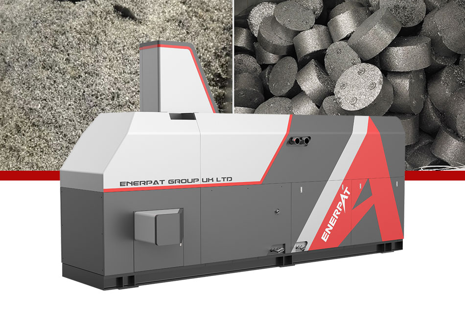 Prensa de briquetagem de cavacos de metal com valor agregado