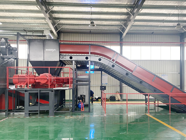 triturador de eixo duplo