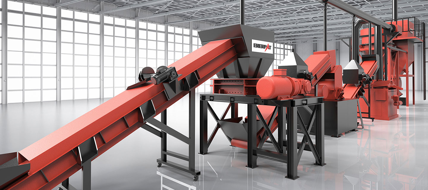 Linha de reciclagem de radiadores