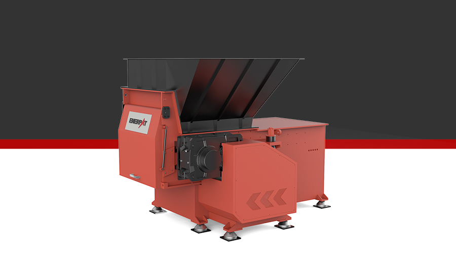 Triturador pequeno de um eixo