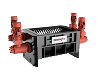 Triturador de quatro eixos