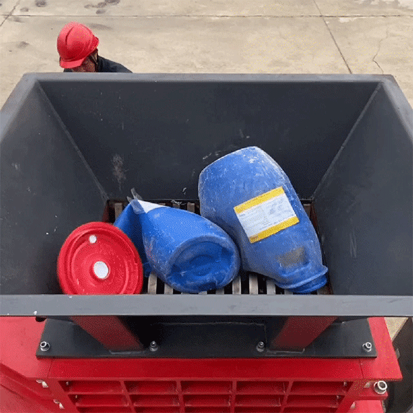 triturador de eixo duplo