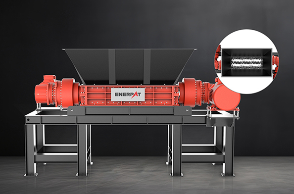 História de sucesso: ENERPAT Triturador pequeno de eixo duplo revoluciona o gerenciamento de resíduos para fabricante de não tecidos dos Emirados Árabes Unidos