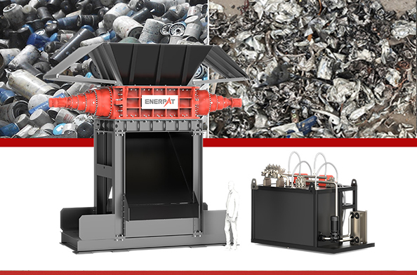 Máquina trituradora de aço de eixo duplo da ENERPAT: uma virada de jogo para o negócio australiano de reciclagem de metal