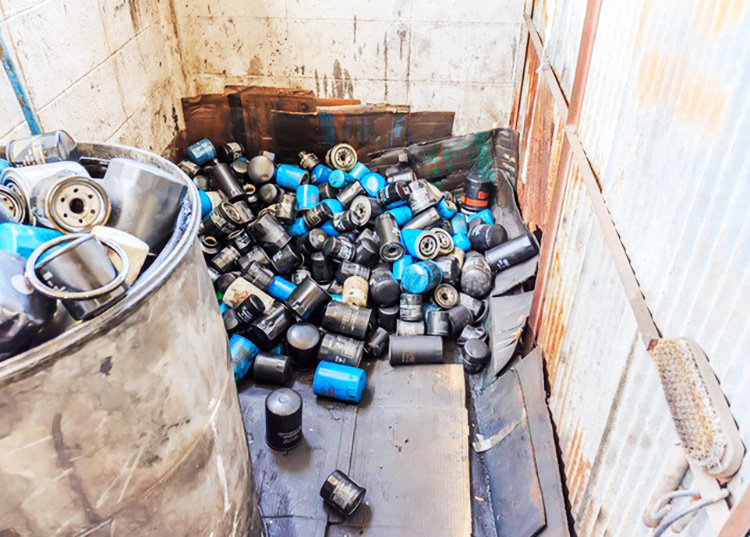 ENERPAT Solu&ccedil;&atilde;o de reciclagem de filtro de &oacute;leo residual